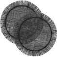 thumbnail image 1 of 2 Pcs Couverts Tapis Rond Napperon Style Tissé Napperon sous-Verre pour Table à Manger, 1 of 9