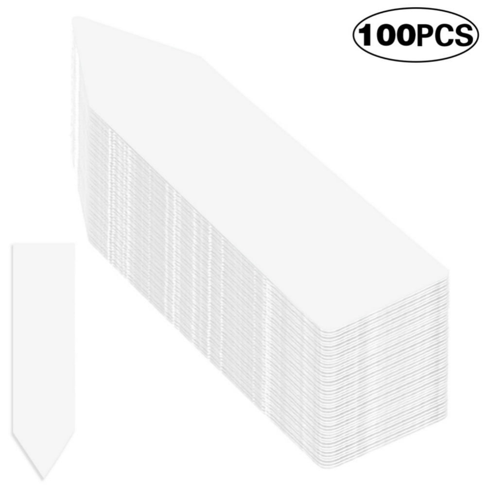 100 PCS 4 Inch Plant Labels, Plastic Waterproof Plant Tags, Nursery