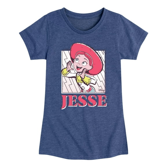 Toy Story 4 - Sunny Side Up Jesse - Toddler & Youth Girls Short Sleeve Graphic T-Shirt