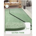 thumbnail image 3 of Color&Geometry Bath Mat, 17"x29" Bath Mat Non Slip, Absorbent Machine Washable Bath Mats for Bathroom with Rubber Backing, Chenille Bath Rugs for Bathroom Floor, Green Bathroom Rugs, 3 of 8