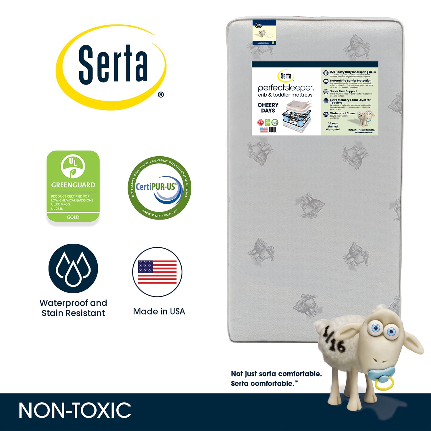 serta perfect crib mattress