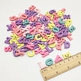 thumbnail image 4 of SPRING PARK 100Pcs Mini Bright Color English Letters Wooden Ornament DIY Scrapbooking Tools, 4 of 7