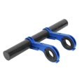 thumbnail image 1 of Filfeel Aluminium Alloy Bike Code Table Light Support, Bike Handlebar Extension Bracket, Double Clamp Bike Extension Support For Cycling Enthusiasts, 1 of 8