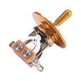 thumbnail image 1 of Guitarra eléctrica dorada duradera con interruptor de cobre y aro de ritmo de aleación dorado, 1 of 9
