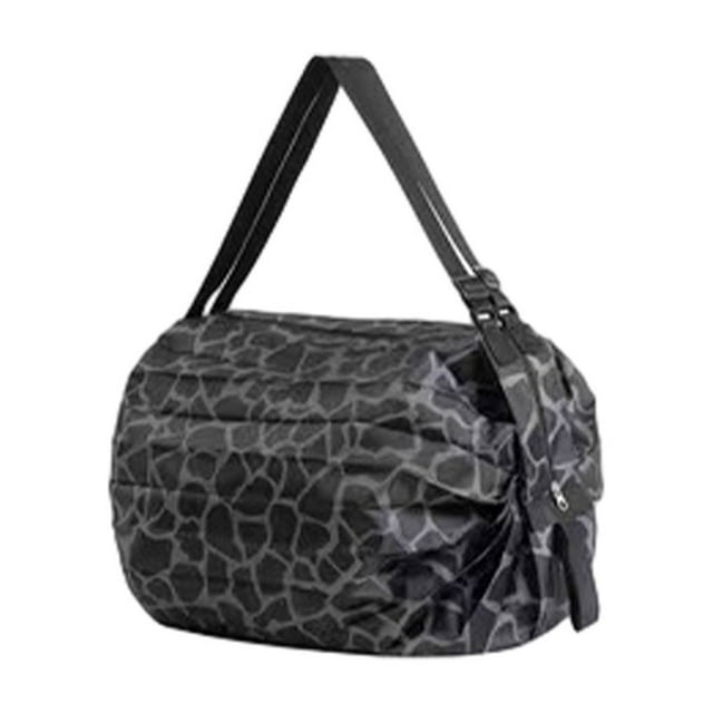 mmirethe Organize Travel Essentials Foldable Storage Bag Travel-friendly Beach Bag black pantherpattern 5Set