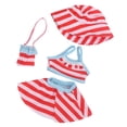 thumbnail image 4 of Baby Doll Clothes, Doll Bathing Suit  Hand Feeling Cultivate Creativity Made Of  Cloth Material With Children For Room, 4 of 8