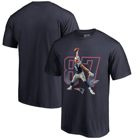 Rob Gronkowski New England Patriots NFL Pro Line by Fanatics Branded Powerhouse T-Shirt - (Best Of Rob Gronkowski)