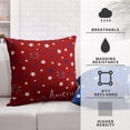 thumbnail image 3 of 4th of July Decorations Pillow Covers 18x18 Set of 2 Red Blue White Stars Throw Pillow Covers Independence Day Patriotic Pillowcase for Home Decor Outdoor Office, 3 of 6