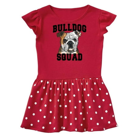 

Inktastic Dog Bulldog Squad Gift Baby Girl Dress