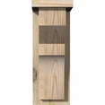 thumbnail image 2 of 6"W x 8"D x 16"H Monterey Rough Sawn Corbel w/Backplate, Douglas Fir, 2 of 9