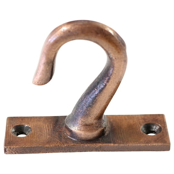 RCH Hardware HK-IR8396-55 Iron Ceiling Hook, 2.2 Inch, Antique Copper
