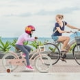 thumbnail image 2 of Gymax 18'' Kids Bicycle Children's Training Bicycle w/ Removable Training Wheels & Basket Pink, 2 of 9