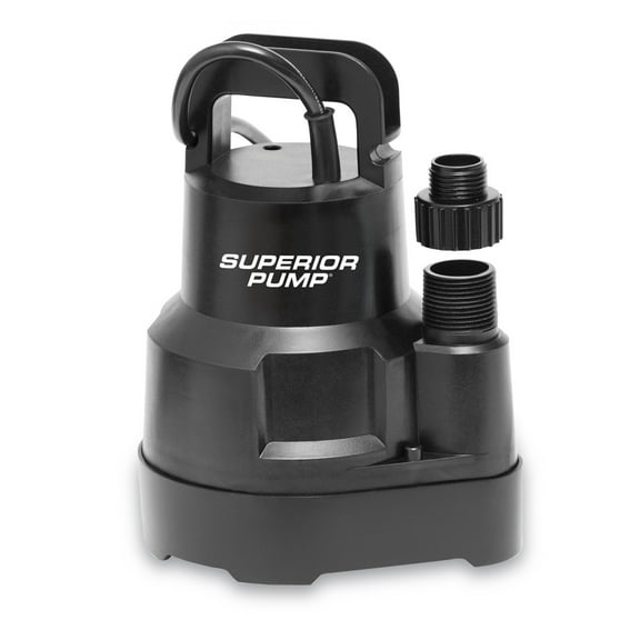 Superior Pump 91006 1/4 Horsepower Multi-Use Submersible Utility Pump