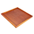 thumbnail image 4 of Bandeja de té de madera versátil de 30 x 30 x 2 cm, ideal para frutas, dulces, café y más. Ideal para uso doméstico y hotelero., 4 of 8