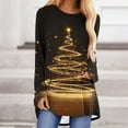 thumbnail image 2 of Winter Saving Talove Long Sleeve Shirts for Women Graphic Printed Sweatshirt Women Fall Clothes Fall Winter Tunic Tops Blouses Womens Tops Long Sleeve Dressy Christmas Shirts, 2 of 5