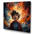 thumbnail image 2 of Designart "At The Animation Amusement V" Animation Wall Art Living Room, 2 of 5