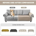 thumbnail image 4 of TOPCHANCES 1/2/3 Seater Waterproof Couch Cover Non-Slip Sofa Slipcover Furniture Protector with Side Pocket for Pets Dogs Children Living Room, Khaki, 4 of 8
