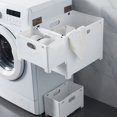 thumbnail image 3 of MasteelfCA 1pc Plastic Laundry Basket Wall Mount Dirty Clothes Container Sundries Organizer, 3 of 9
