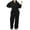 Black 2, variant on FAIWAD Women 2 Piece Outfits Sweatsuit Casual Long Sleeve Lapel Sweatshirt and Drawstring Sweatpants Tracksuit with Pockets