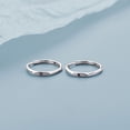 thumbnail image 5 of Anillo de plata 925 con 26 letras, diseño de nicho femenino, anillo con elemento de lujo, anillo abierto para dedo índice, 5 of 5