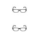 thumbnail image 2 of Soidarity Gafas de lectura portátiles de resina para hombres y mujeres, lentes para lectores de presbicia, gafas para personas mayores, gafas de aumento Negro 250 grados 2piezas Soidarity CBP028184, 2 of 5