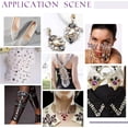thumbnail image 2 of 362pcs Sew on Rhinestones 16 Styles Acrylic Sewing Crystals Mixed Shape Flatback Gemstones Faceted Glass Rhinestone with Holes, 2 of 7