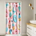 thumbnail image 2 of Sweets Shower Curtain, 36x72inch, Macaron Cupcake Donut Bathroom Shower Curtains, Dessert Food Theme Kids Girls Bathroom Curtains Decor Set with 12 Hooks YLOKTP0854, 2 of 6