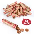 thumbnail image 3 of Rollos para envolver monedas para monedas de un centavo L LIKED, 100 unidades, 3 of 7