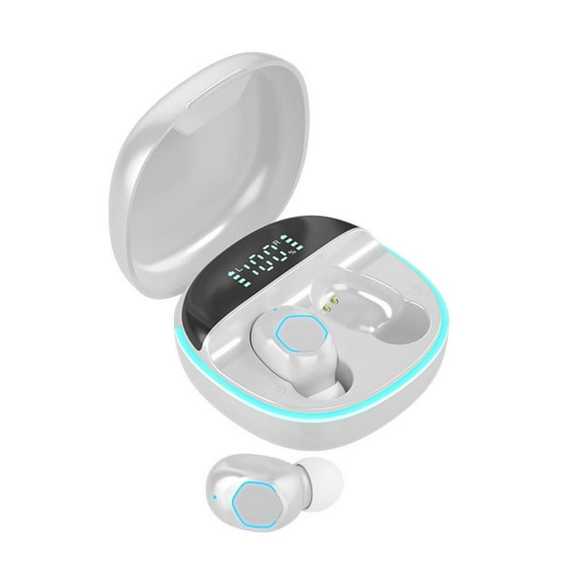 Auriculares Bluetooth, Auriculares inalámbricos, Auriculares Bluetooth 5.2 con estuche de carga, Auriculares inalámbricos, Auriculares deportivos estéreo 9D con micrófono, Auriculares Bluetooth