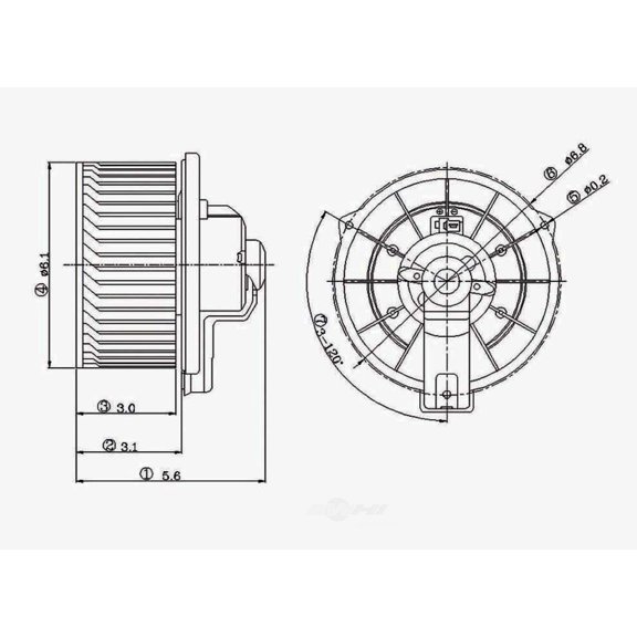 HVAC Blower Motor