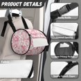 thumbnail image 6 of ZIATUBLE Cherry Blossom Travel Toilet Paper Holder Round Paper Towel Storage Bag Foldable Paper Towel Dispenser Kitchen Paper Towel Storage Case Universal Camping Tissue Box, 6 of 7