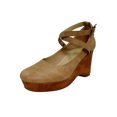 thumbnail image 2 of Zapatos de plataforma poco profundos con tacón grueso y tacón alto con hebilla informal para mujer Wmkox8yii shjk6265, 2 of 3