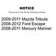 thumbnail image 2 of Transit Auto Roulements de Roue Arrière et Kit de Roulement de Tambour pour Voiture Ford Escape Mazda Tribute Mercury Mariner K7D-101623, 2 of 2