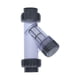 thumbnail image 3 of Filtro en Y transparente de PVC Adaptador de agua potable Filtro en Y de sedimentos de PVC transparente para conferir suministro portátil 25 mm DN20 Colco Y Filtros Colador, 3 of 8