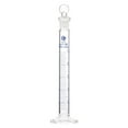 thumbnail image 1 of Probeta de vidrio de 10 ml, gruesa, graduada, para laboratorio, con tapón, 1 unidad, 1 of 7