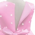thumbnail image 3 of Girls Party Dress Princess Formal Costumes Toddlers Polka Dot Skirt Vintage Bow Dress, 3 of 6