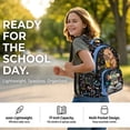 thumbnail image 4 of Pzuqiu Reading Capybara Kids Backpack for School 4pcs 17 Inch Girls Backpack with Lunch Box Pencil Case Water Bottle Holder Kids Backpacks Lightweight Casual Daypack for Girls Middle School, 4 of 7