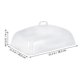 thumbnail image 3 of ColoMX 2pcs Cubiertas de alimentos transparentes Cubiertas protectoras de PVC Food Lids para el hogar Postre, 3 of 7