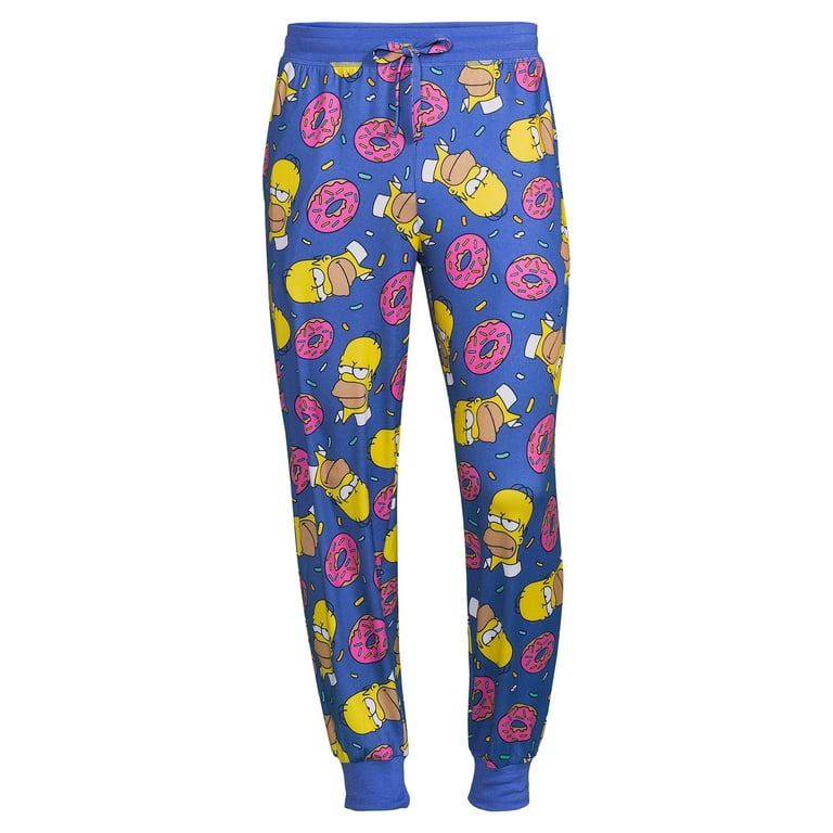 The Simpsons Adult Mens Homer Sprinkles Lounge Pajamas Sleep Pants Sizes S 2XL Walmart