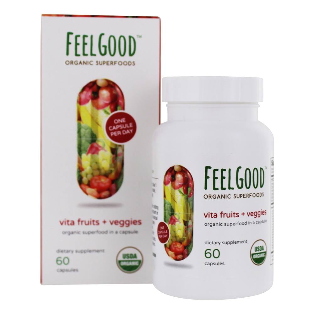 Feel Good Organics Vita Fruits + Veggies 60 Capsules
