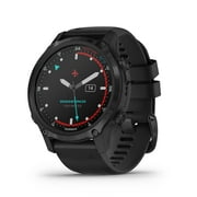 Garmin Descent Mk2S, Smaller-Sized Watch-Style Dive Computer, Multisport Training/Smart Features, Gray with Black Silicone Band, (010-02403-03)
