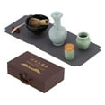 thumbnail image 1 of Tea Ceremony Kit, Matcha Set Natural Perfect Useful With  Ceramic And Bamboo Material For Home Ugyen Glazed Style, 1 of 8