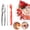 1set, variant on 3 Piece Stainless Steel Seafood Tools Set Heavy Duty Crab Leg Cracker with 2 Dual Ended Forks Picks and Storage Bag Dishwasher Safe Shellfish Opener