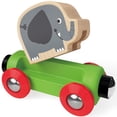 thumbnail image 5 of Hape: Jungle Journey Train - 3 Magnetic Linking Toy Trains, 3 Wooden Animal Figures Ride The Brightly Colored Train, Toddlers & Kids 18 Months+, 5 of 7