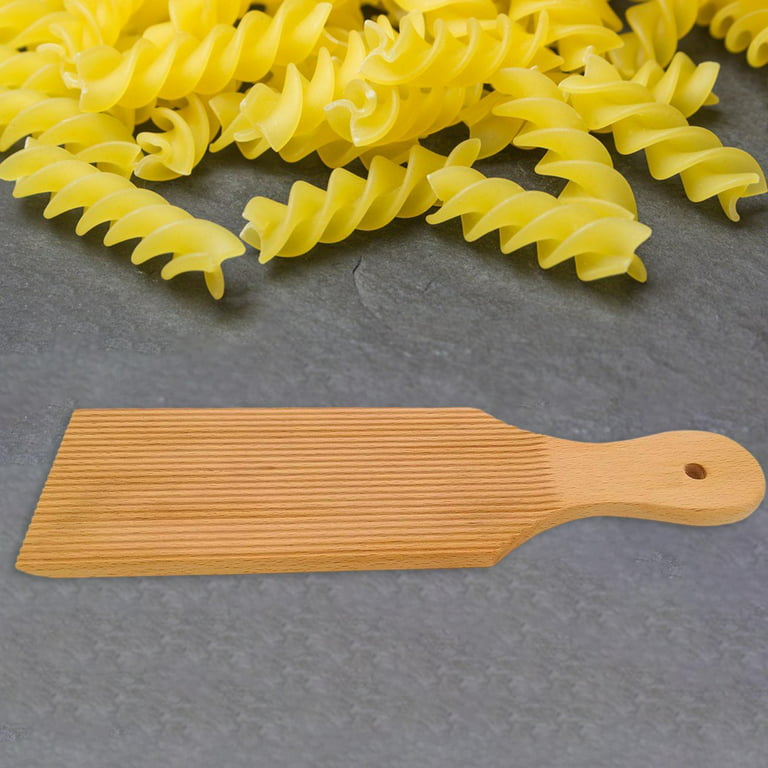 Gnocchi Board Pasta Making Tools Roller Kitchen Utensil Wooden Butter Table for Noodle Making Homemade Pasta Rolling Home Kitchen, Size: 9.06 x 2.76