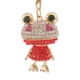 thumbnail image 3 of de crista de imitación rojos, regalo Zulema Key Ring, 3 of 5