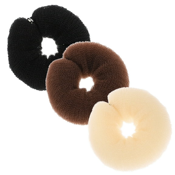 3Pcs Portable Bun Makers Reusable Hairstyle Tools Daily Use Hair Bun Makers Hairstyle Accessory