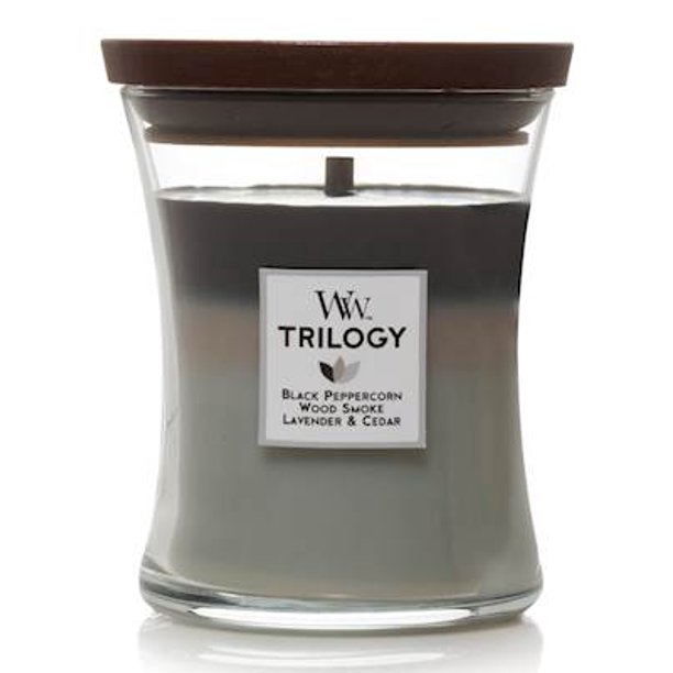 MOUNTAIN AIR WoodWick Trilogy 10 oz Scented Jar Candles 3 in One