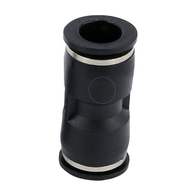 Aire negro neumático 4mm-16mm SOBREDOSIS Tubo de manguera Uno táctil Push en accesorios de gas recto Plástico Conectores rápidos accesorios