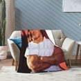 thumbnail image 5 of Blanket Patrick Swayze Soft and Comfortable Warm Fleece Throw Blankets Yoga Blankets Beach Blanket Picnic Blankets Gift for Dorm room office decor Sofa Bed Camping Travel All Season, 5 of 6